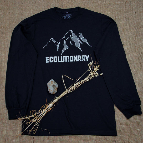 Ecolutionary Midnight Long Sleeve Organic T shirt
