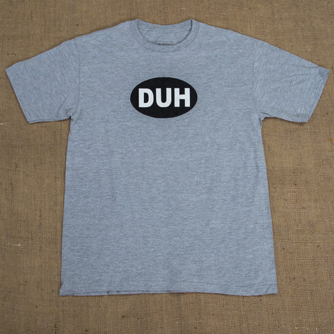 OneSkater Grey DUH Fitted T shirt