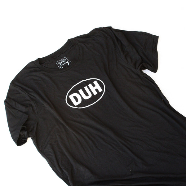 OneSKater Black DUH fitted T shirt