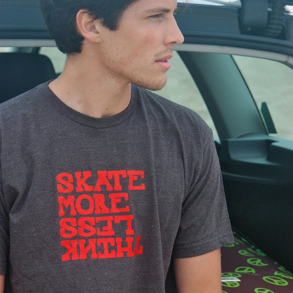 OneSkater Skate More Think Less fitted T shirt