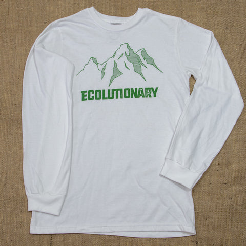 Ecolutionary Mint Long Sleeve Organic T shirt
