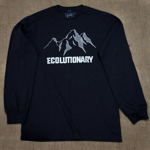 Ecolutionary Midnight Long Sleeve Organic T shirt