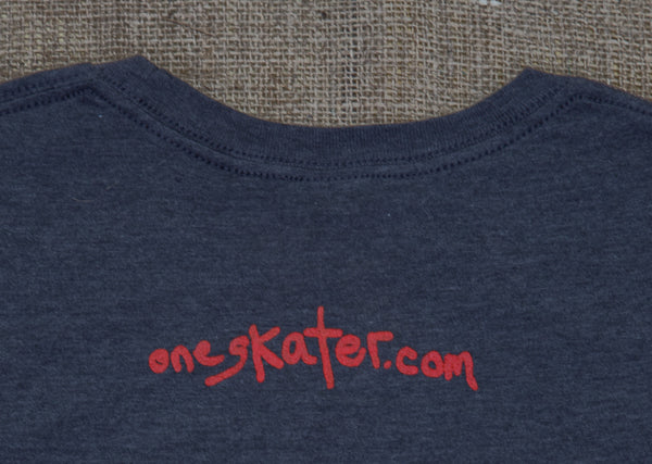 OneSkater Skate More Think Less Fitted T shirt
