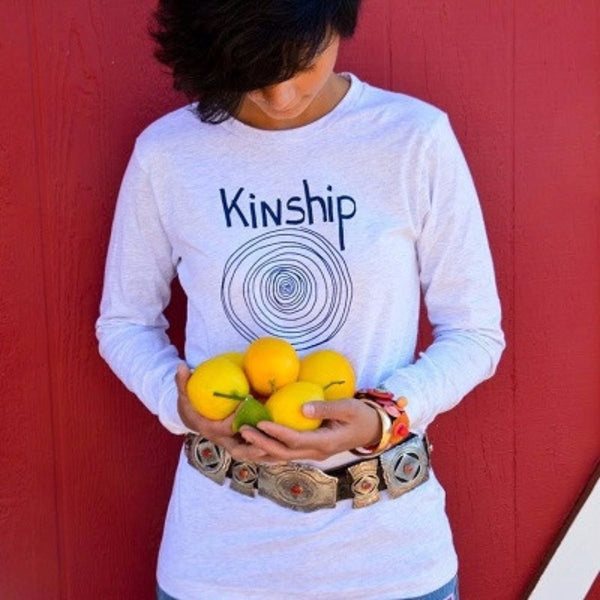 Kinship | Aspen White Long Sleeve T Shirt