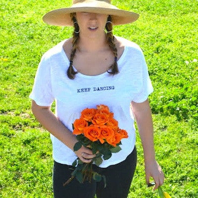 Keep Dancing Slouchy Tee